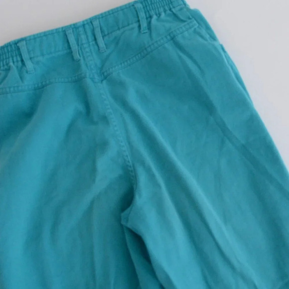 Vintage Lady Footlocker Casuals Teal Straight Leg High-Waisted Pants  S - Picture 7 of 13
